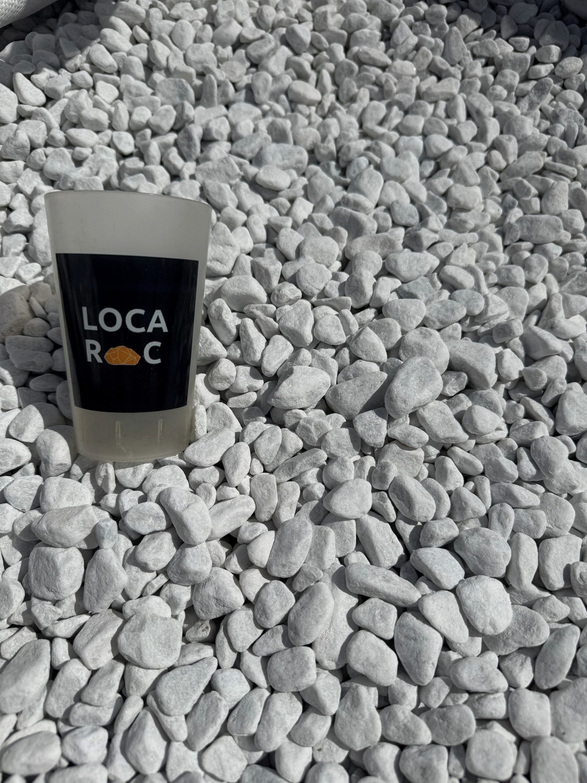 Marbre blanc Carrare rondo 15/25